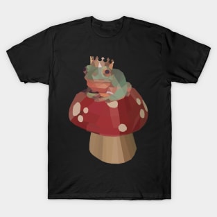 Frog prince on a mushroom T-Shirt